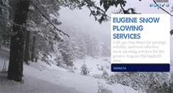 Desktop Screenshot of eugenesnowremoval.com